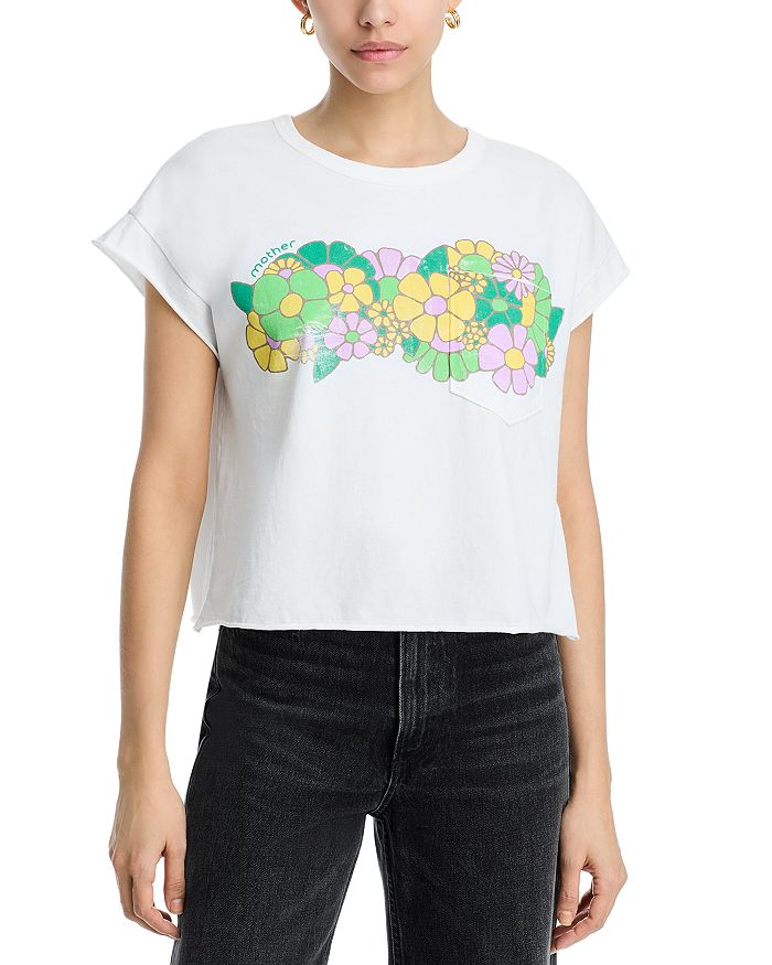 

Футболка с карманом Keep On Rolling MOTHER, белый