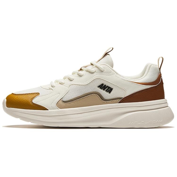 

Кроссовки ANTA Life Collection Lifestyle Shoes Men Low-top Ivory White/Pepper Brown/Chestnut Brown, коричневый