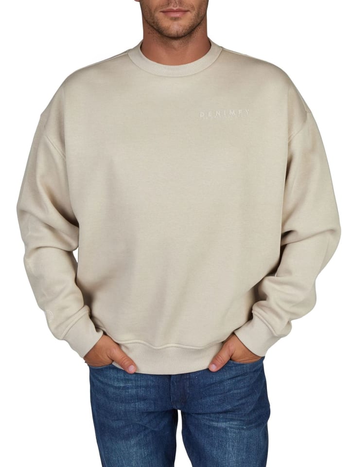 

DENIMFY Свитер DFKeno бежевого цвета