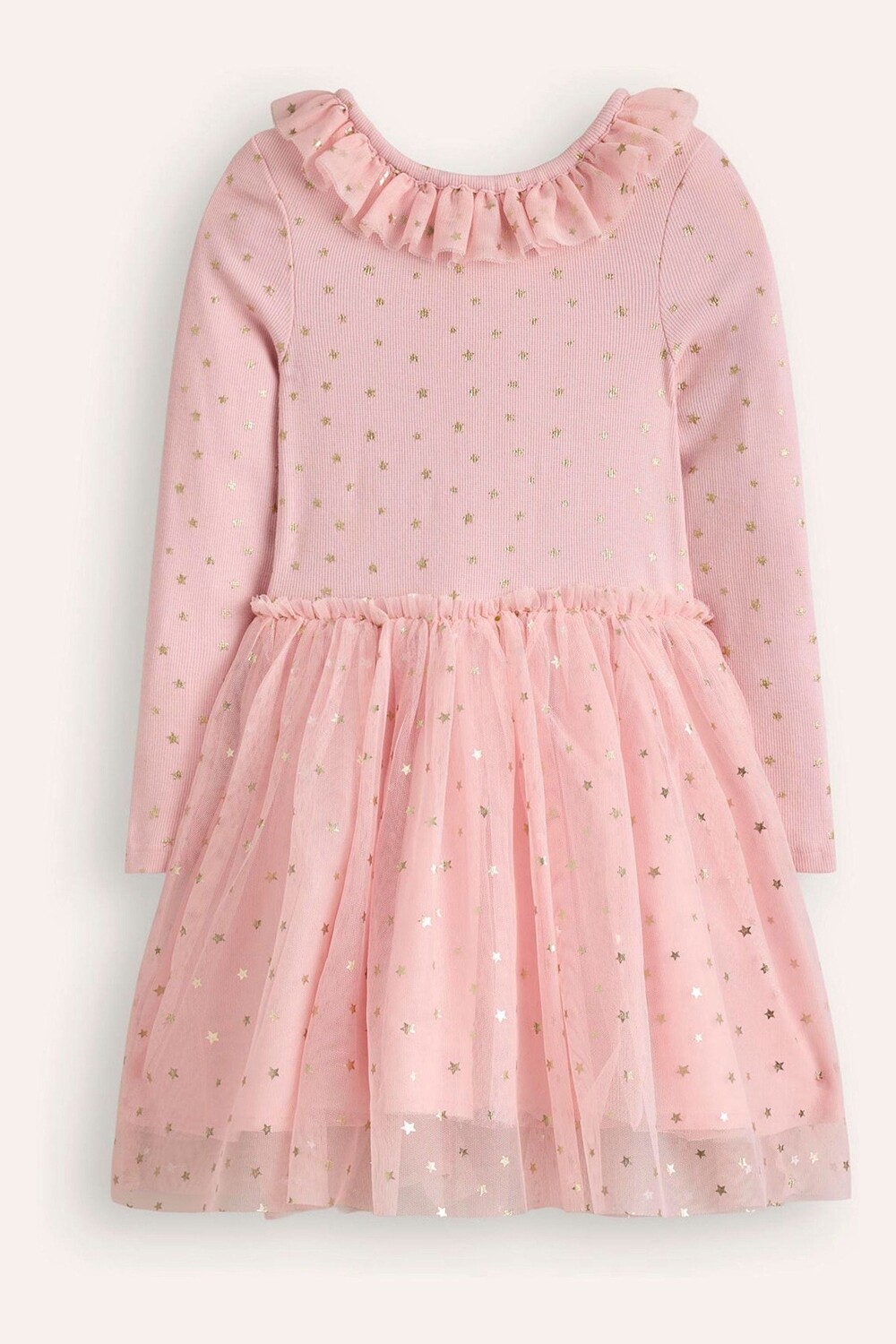 

Платье из тюля с завитками Rose Boden, розовый