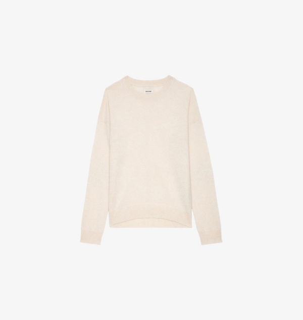 

Кашемировый джемпер Cici со звездами Zadig&Voltaire, экрю