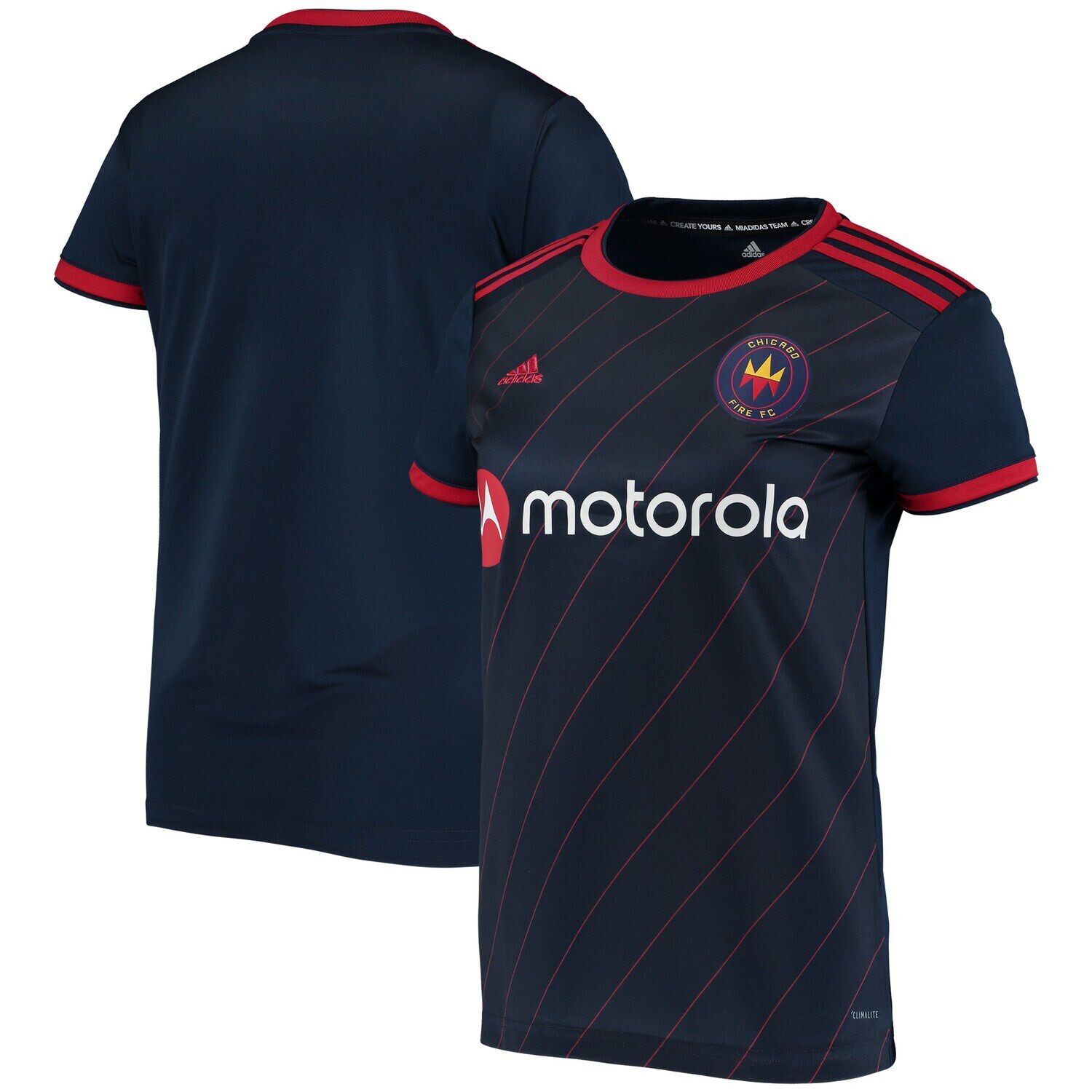 

Женское джерси Adidas Navy Chicago Fire 2020 Replica Primary Jersey adidas