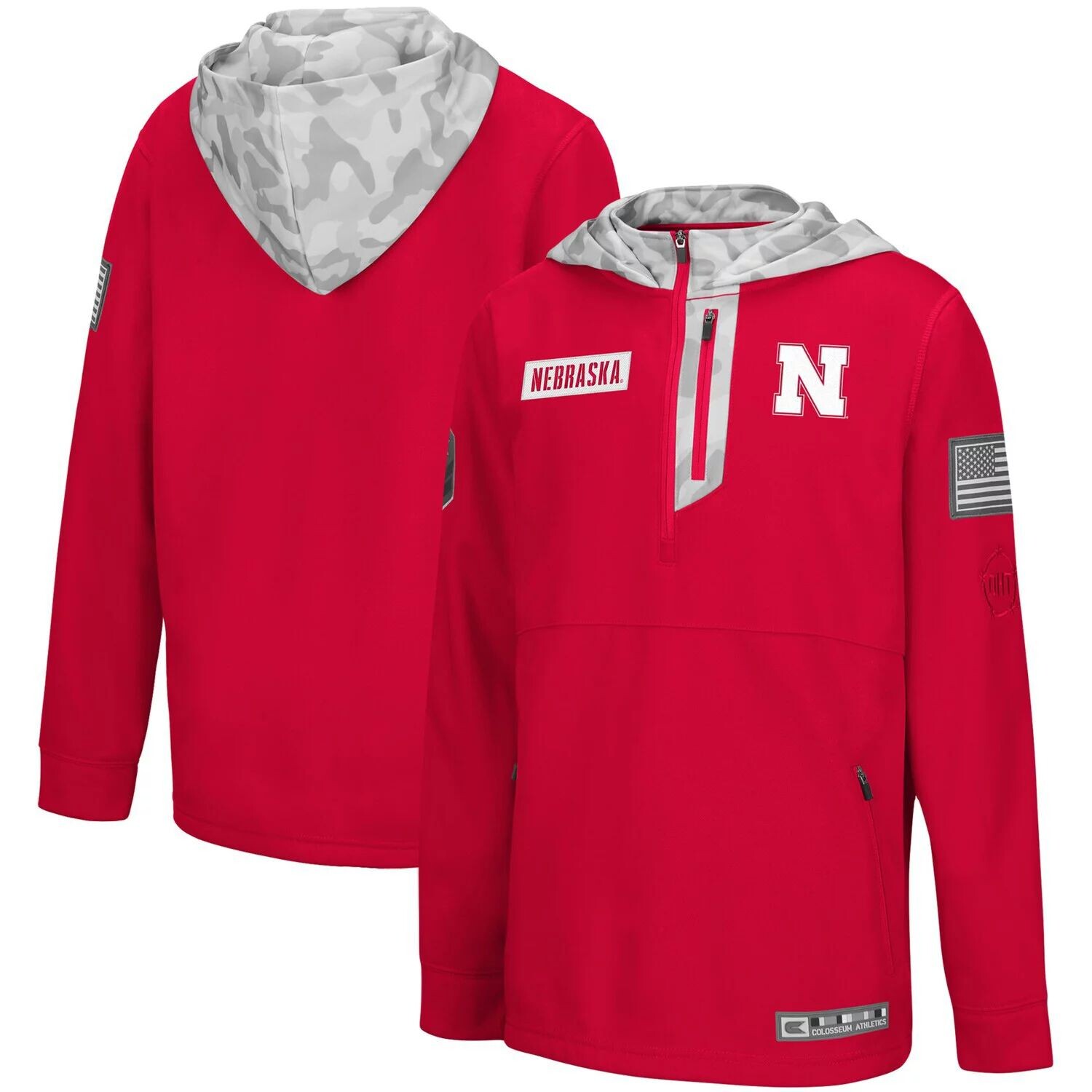 

Молодежная толстовка с капюшоном на молнии в стиле милитари Colosseum Scarlet/Arctic Camo Nebraska Huskers OHT Military Appreciation Shellback Colosseum, Хаки, Молодежная толстовка с капюшоном на молнии в стиле милитари Colosseum Scarlet/Arctic Camo Nebra