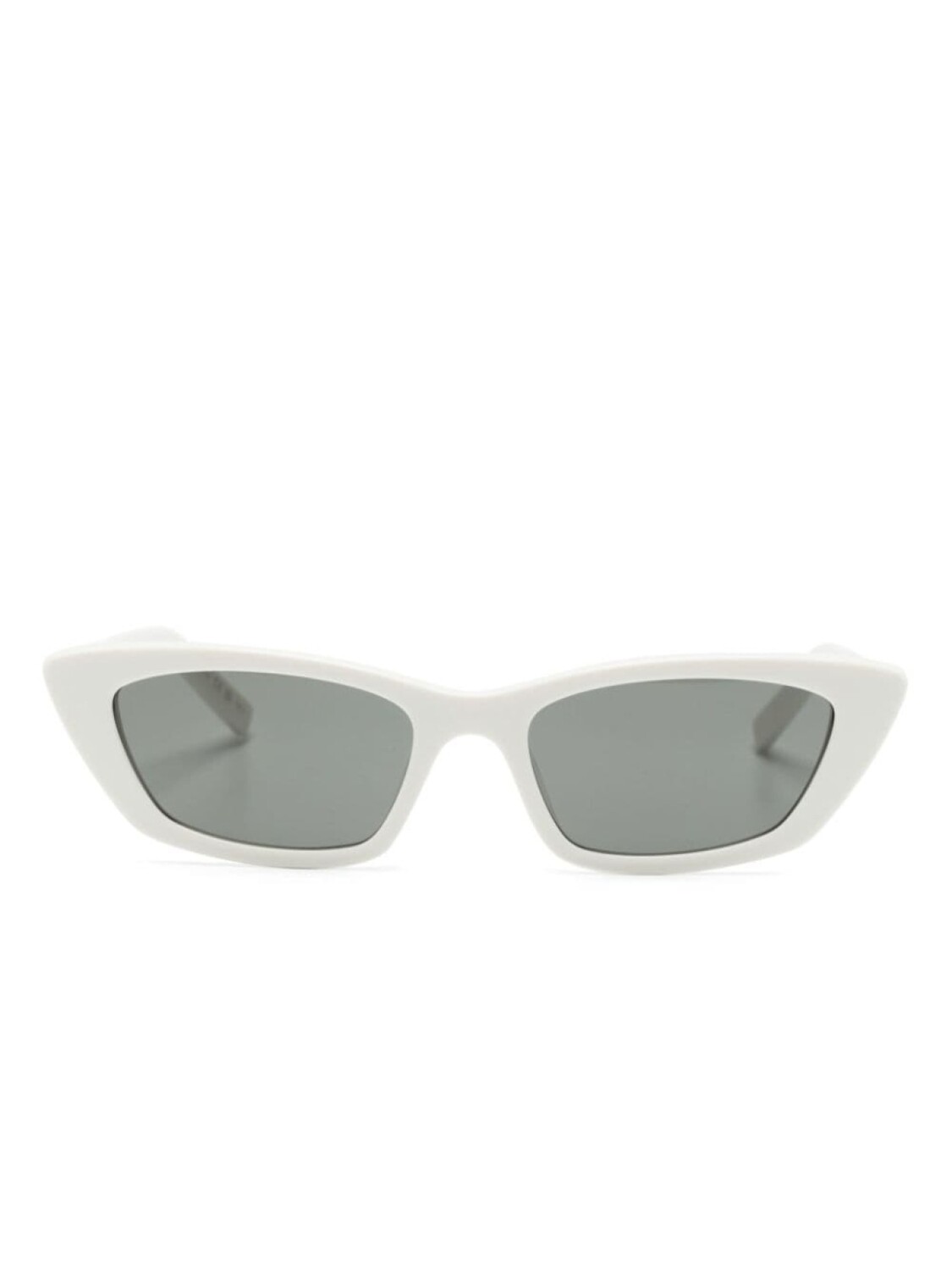 

Saint Laurent Eyewear солнцезащитные очки в оправе 'кошачий глаз', белый