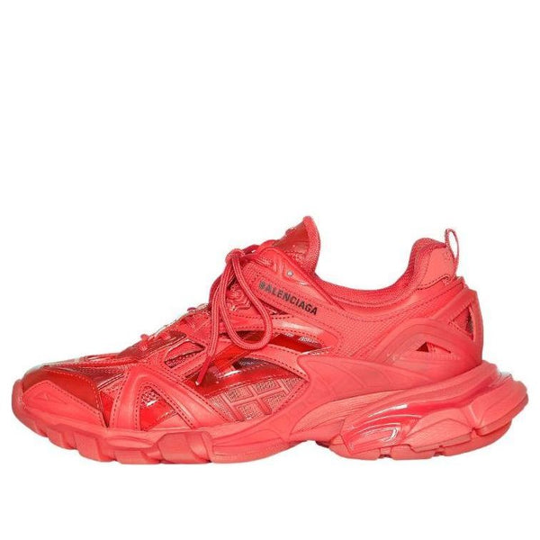 

Кроссовки track 2.0 sneakers 'clear sole red' Balenciaga, красный