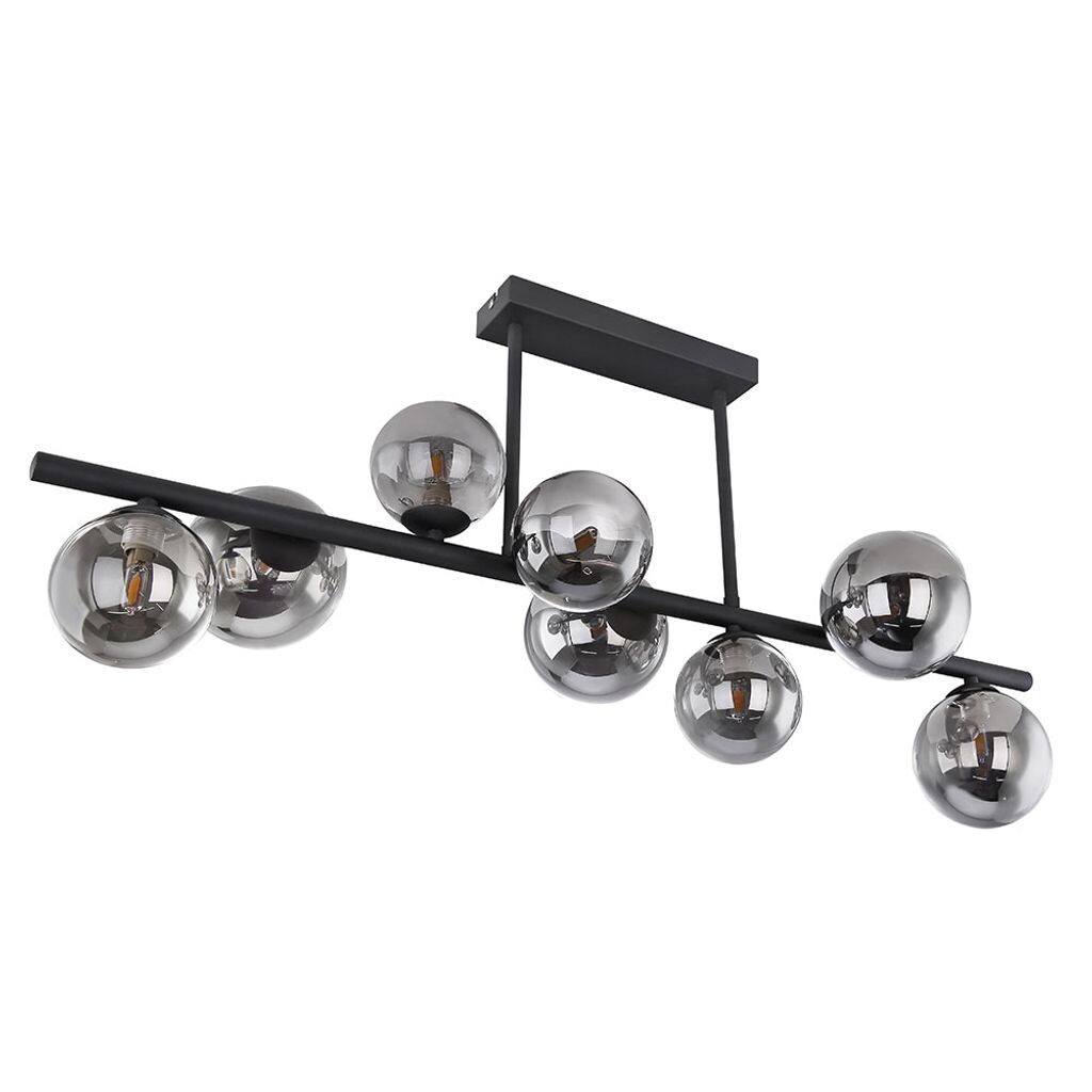 

Потолочный светодиодный светильник, стеклянные шарики, черный, L 86 см Globo Lighting
