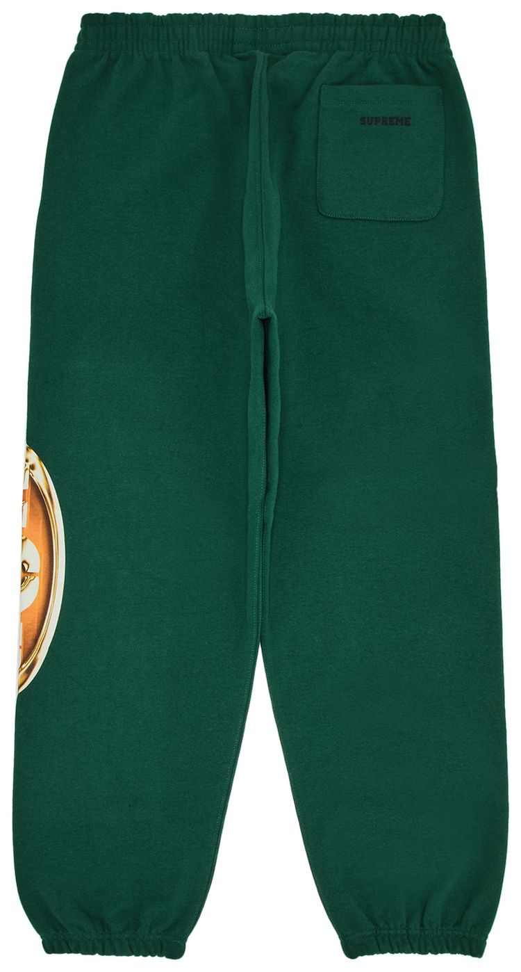 Спортивные штаны Supreme M.O.P. Sweatpant 'Dark Green', зеленый — фото 2