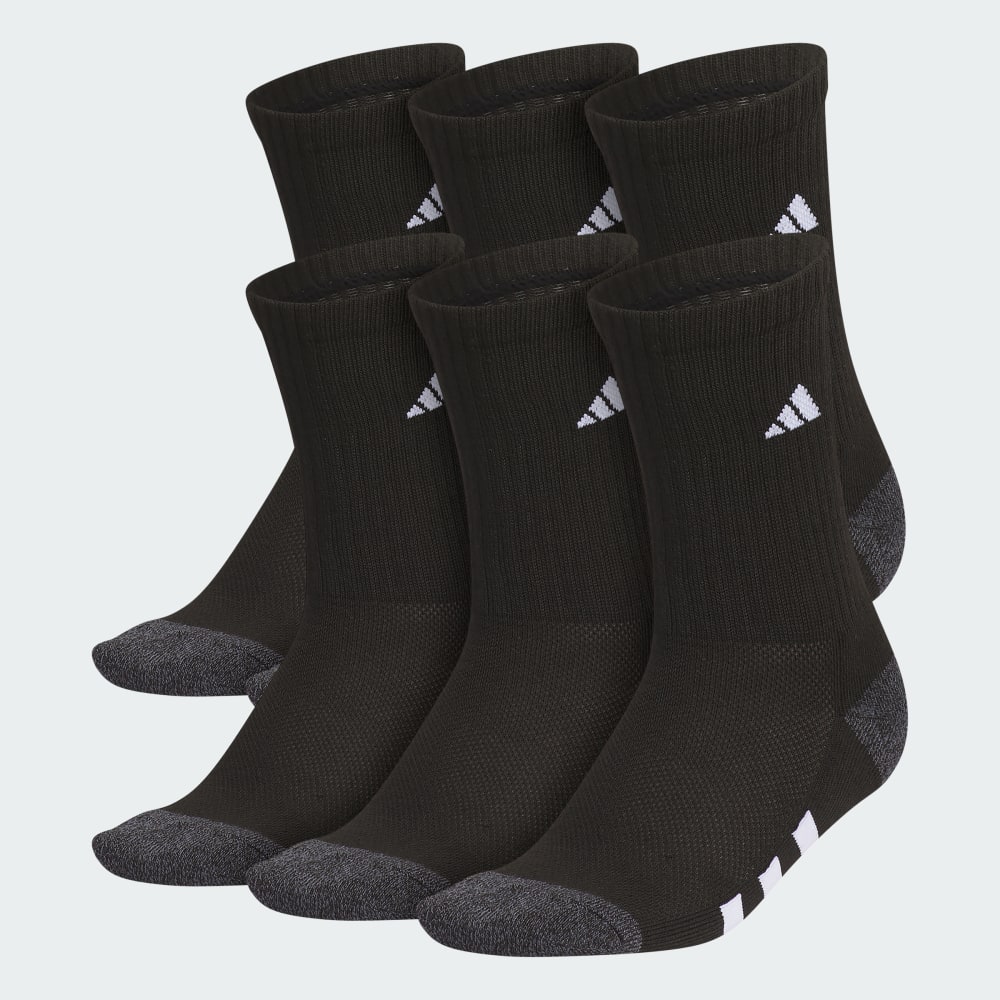 

Носки Adidas Athletic Cushioned 6-Pack Crew Socks Kids, цвет Black/Onix/White