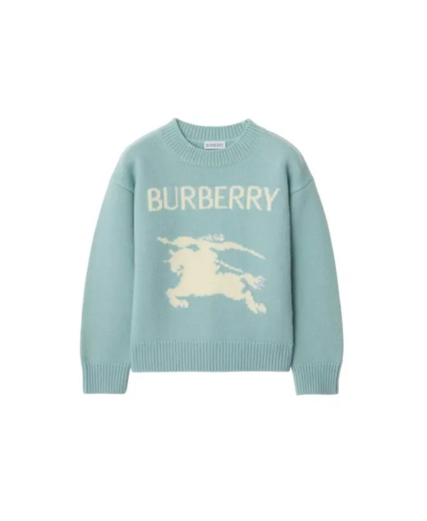 

Детский шерстяной кашемировый свитер EKD - для малышей и детей постарше Burberry, синий