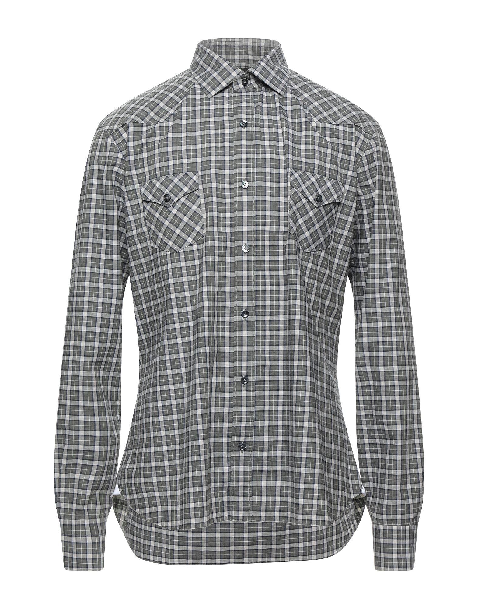 

Рубашка Barba Napoli, серо-зеленый