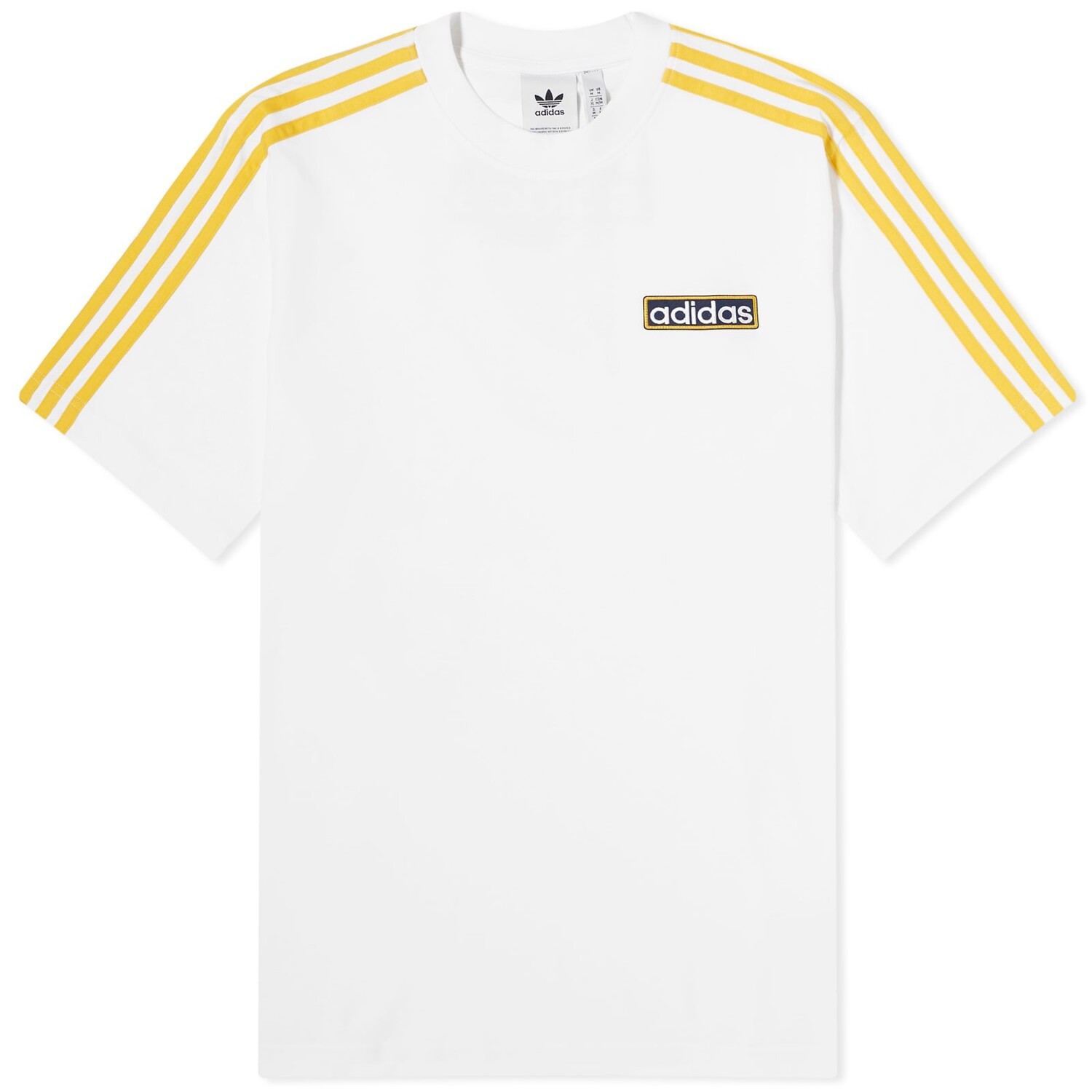 

Футболка Adidas Adibreak T-Shirt, цвет White & Bold Gold