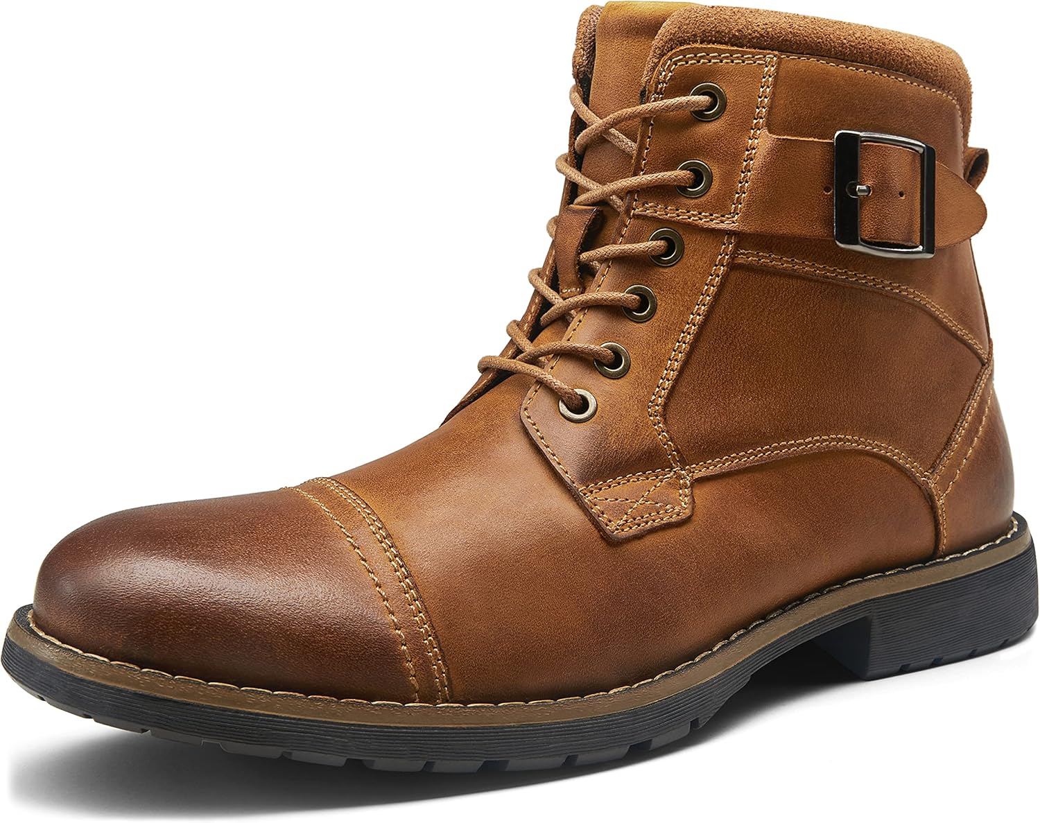 

Мужские ботинки Vostey Мужские ботинки Повседневные ботинки Мотоциклетные боевые ботинки Дезерт-ботинки для мужчин, коричневый