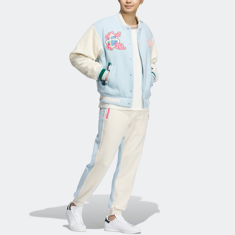 Бейсбольная майка Melting Sadness X Melting Sadness унисекс Snow Crystal Blue Adidas Originals, голубой — фото 4