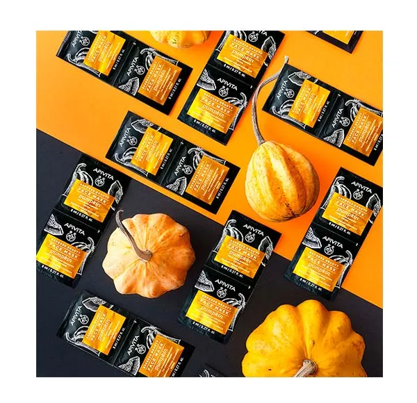 Маска для лица Apivita — Детокс- Express Beauty Mascarilla Calabaza, 8 мл — фото 2