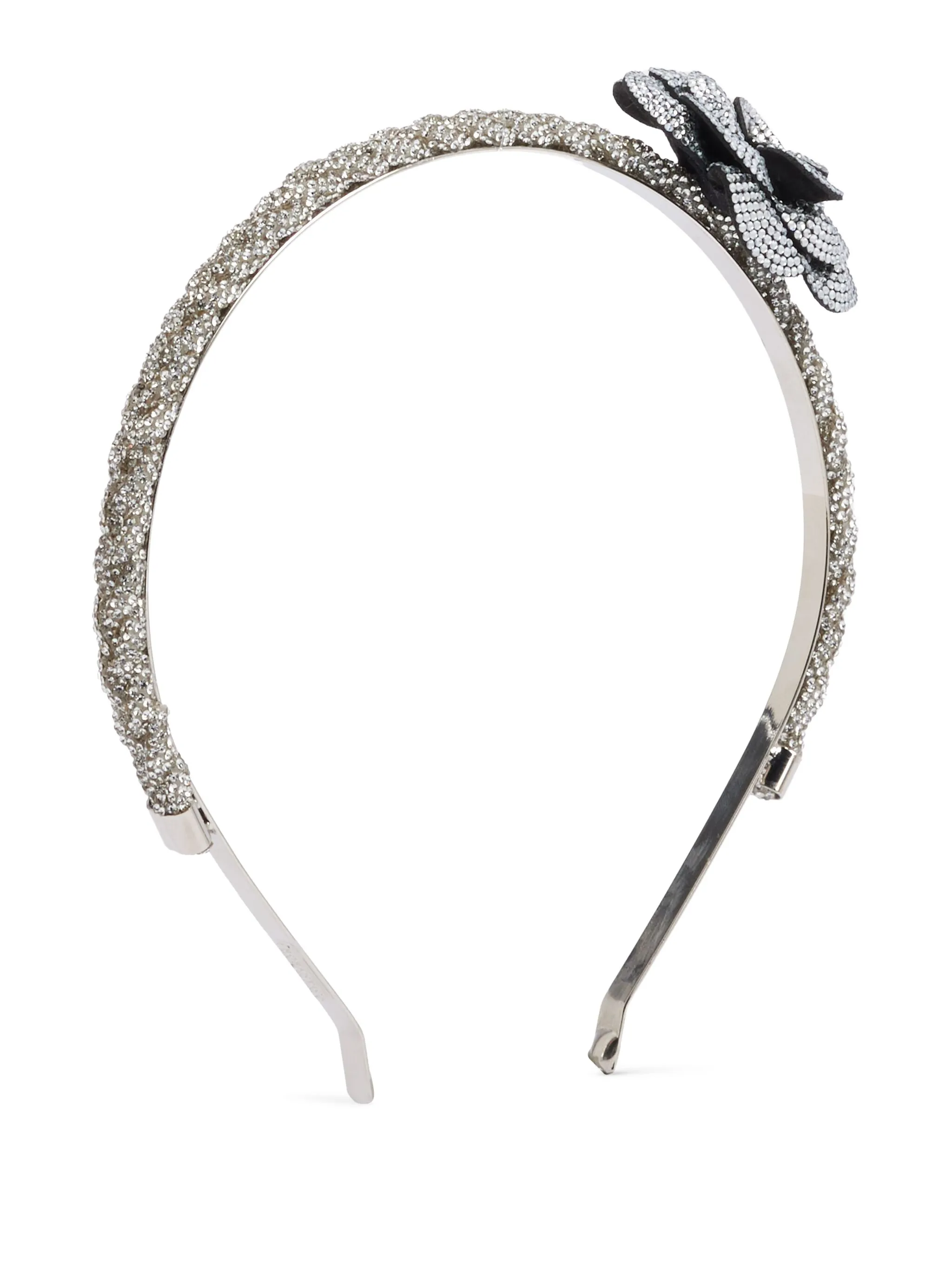 

Ободок с цветочной аппликацией Rosantica, серебристый