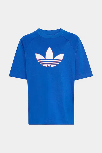 Футболка детская с коротким рукавом Adidas Originals, синий — фото 2