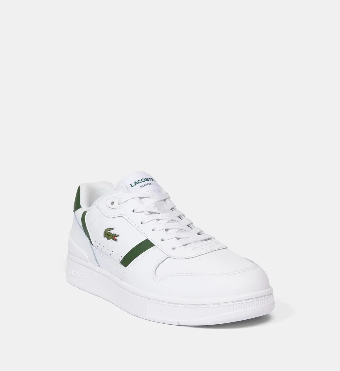 Низкие кроссовки T-Clip Set из кожи Lacoste, белый — фото 2