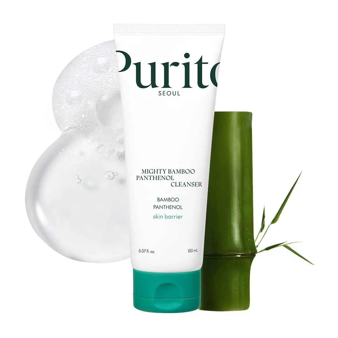 Крем для лица SPF PURITO Мягкое очищающее средство Mighty Bamboo Panthenol Cleanser от