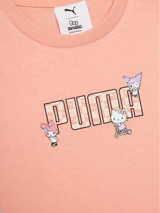 Футболка обычного кроя PUMA X Hello Kitty And Friends 630062 Puma, красный — фото 3