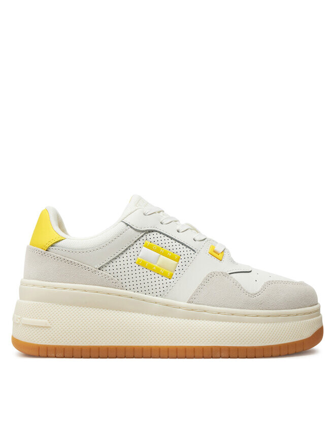 

Кроссовки Tommy Jeans Tjw Retro Basket Flatform Mix EN0EN02654 Écru, экрю