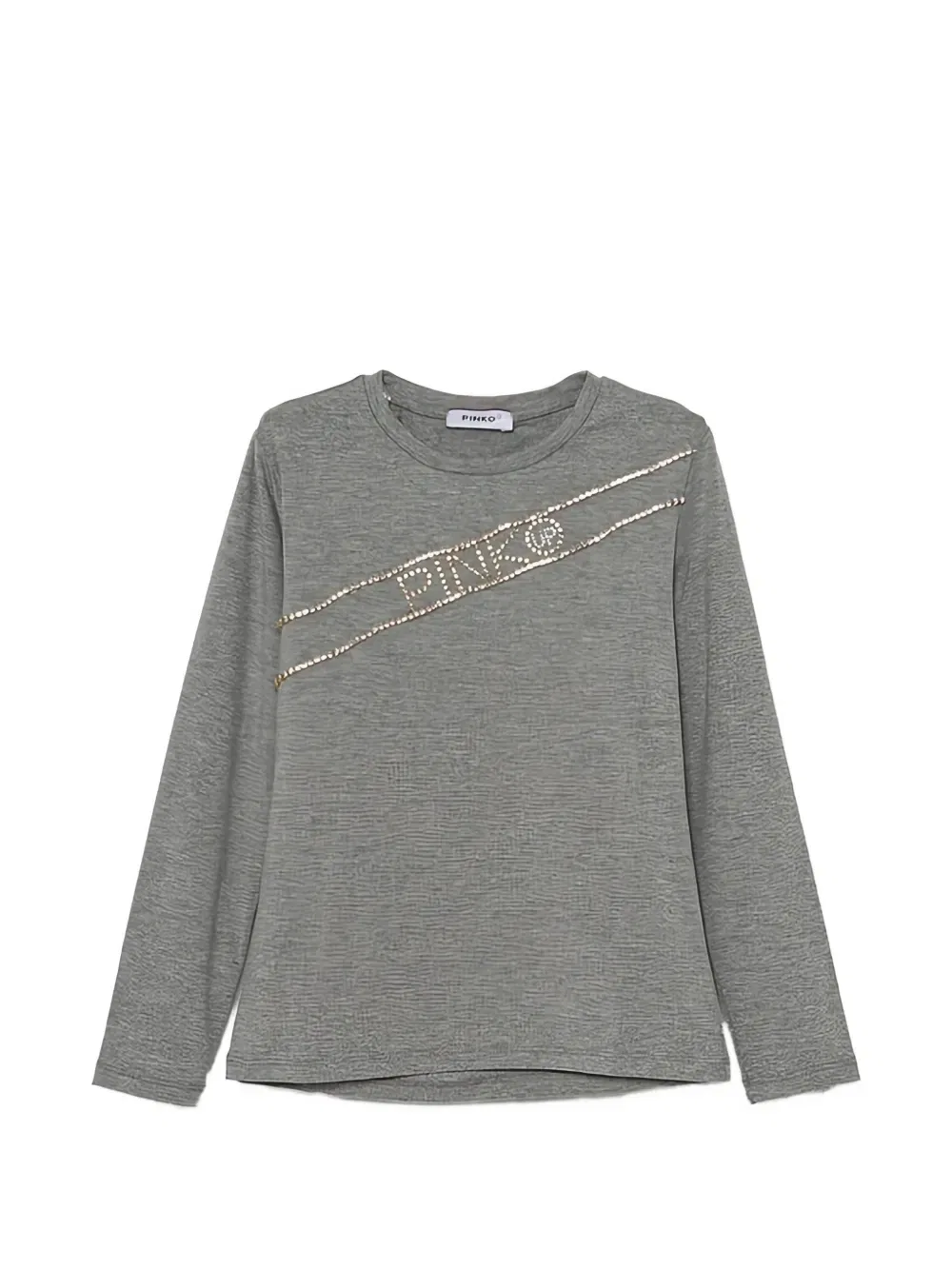 Футболка с логотипом Pinko Kids, серый
