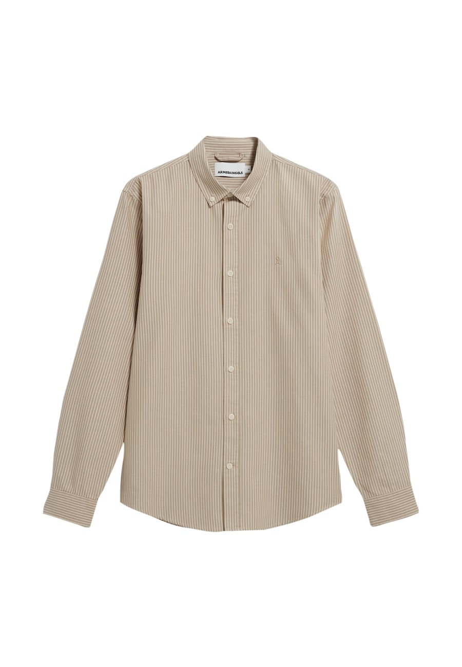 

Рубашка на пуговицах классического кроя ARMEDANGELS, бежевый