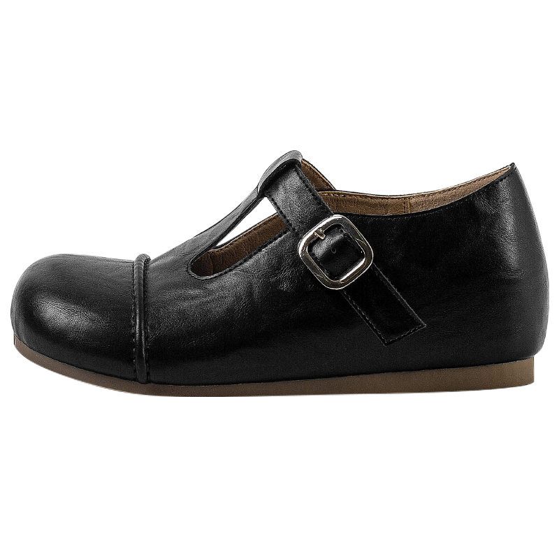 Туфли Мэри Джейн женские Wonderful couple, Black[Pu Synthetic Leather]