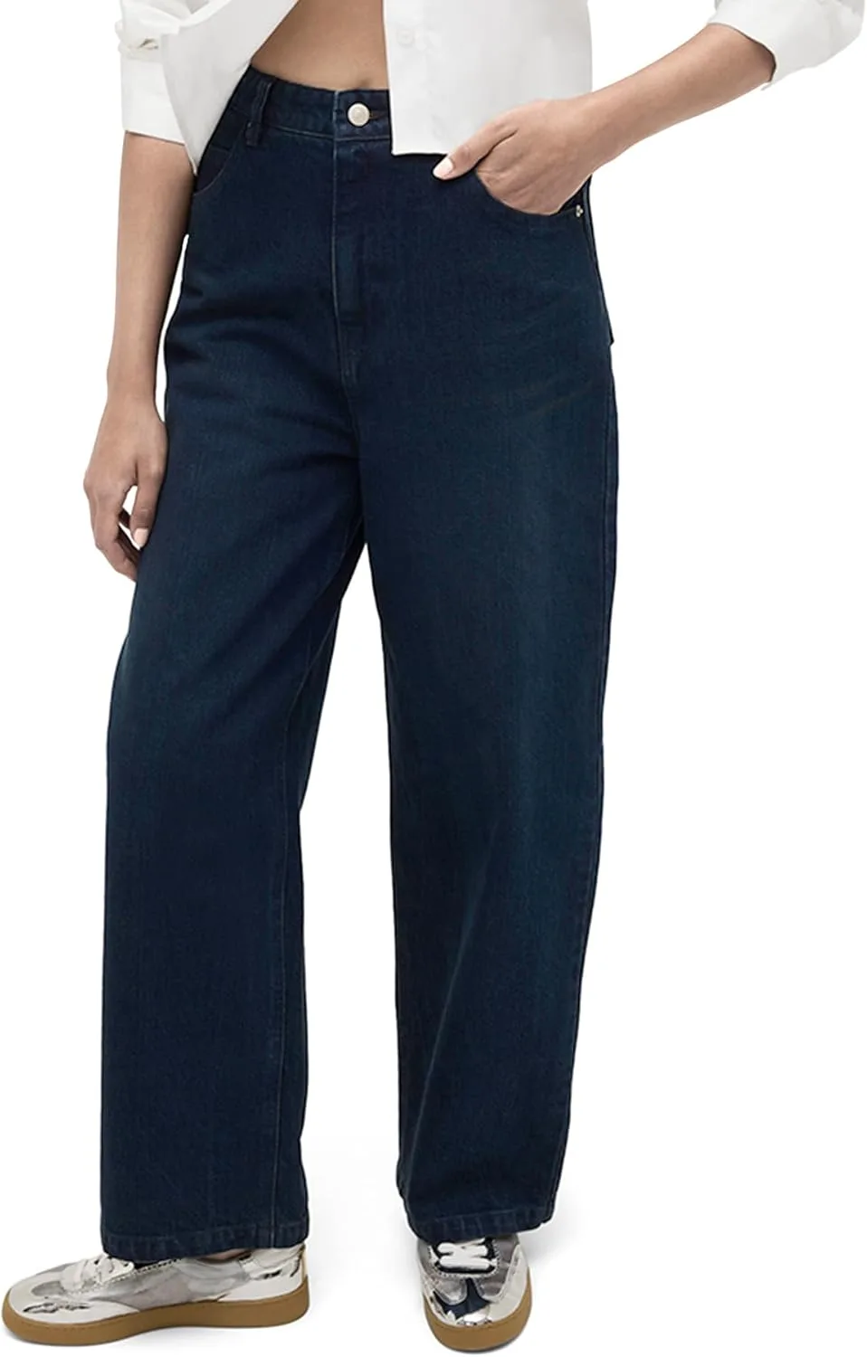 

Женские брюки с высокой посадкой и расклешенным кроем Kenneth Cole Sportswear Women