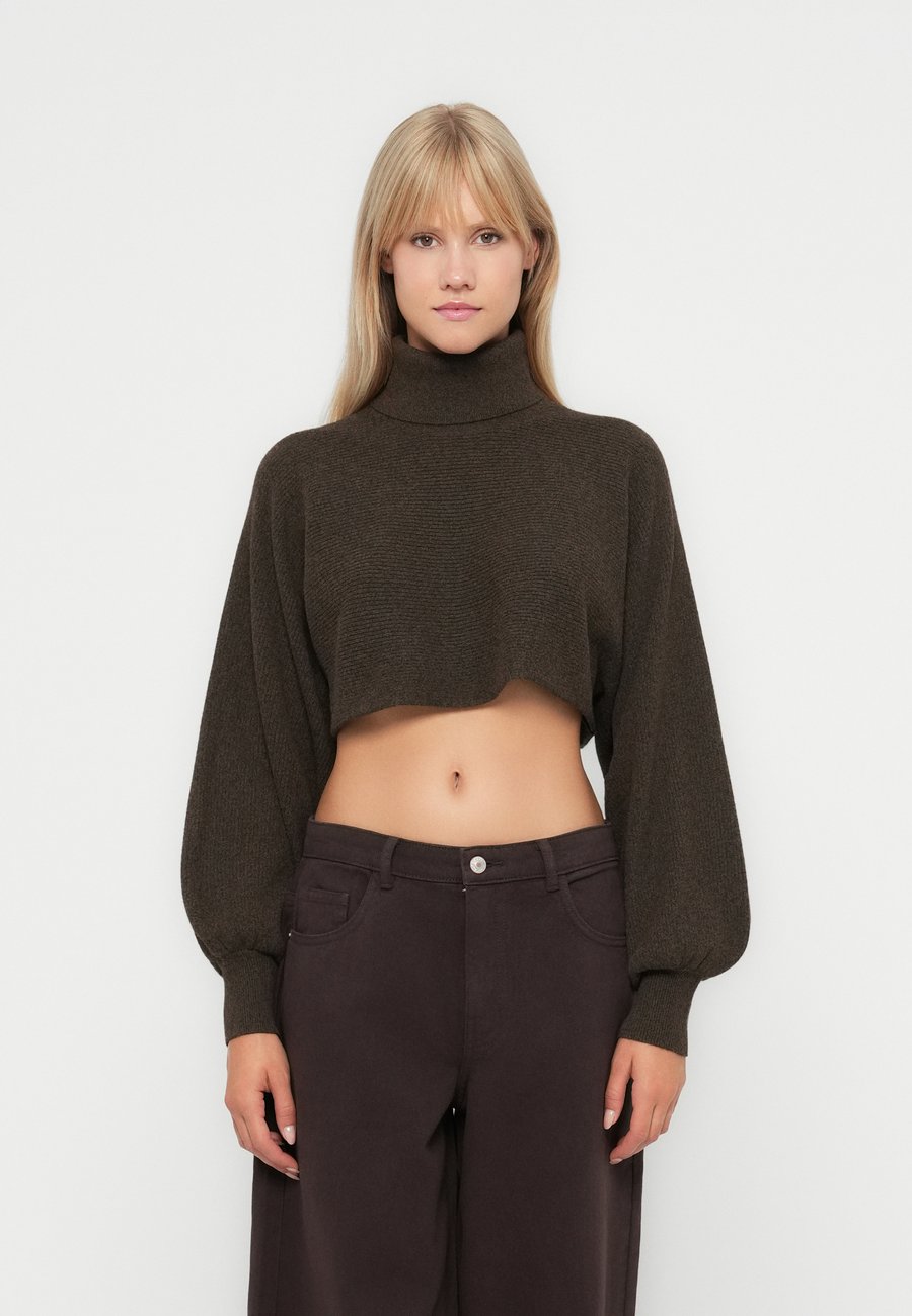 

Джемпер Pieces PCMELVIA HIGH NECK ARM WARMER, Hot Fudge/Dark Brown