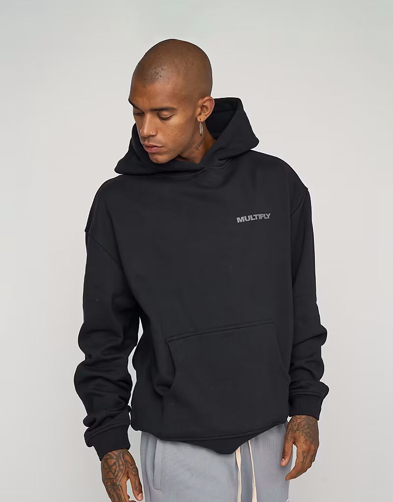 

Multiply Apparel - Multiply - Толстовка свободного кроя черного цвета