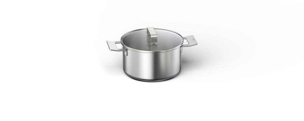 Набор индукционных кастрюль Bosch из 6 предметов HEZ9SE060 4 кастрюли + 2 сковороды, черный — фото 4