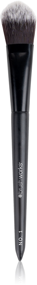 

Кисть для нанесения тонального крема с начесом сзади Brushworks, tipas no. 1