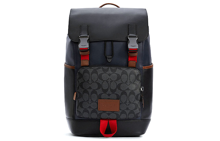 

COACH Рюкзак мужской большой из коровьей кожи black