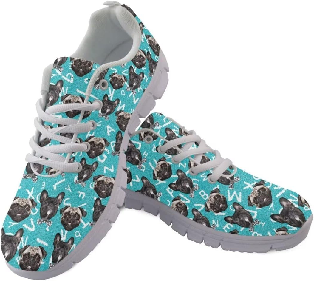 

Мужские модные повседневные кроссовки AmzPrint с принтом, Pug