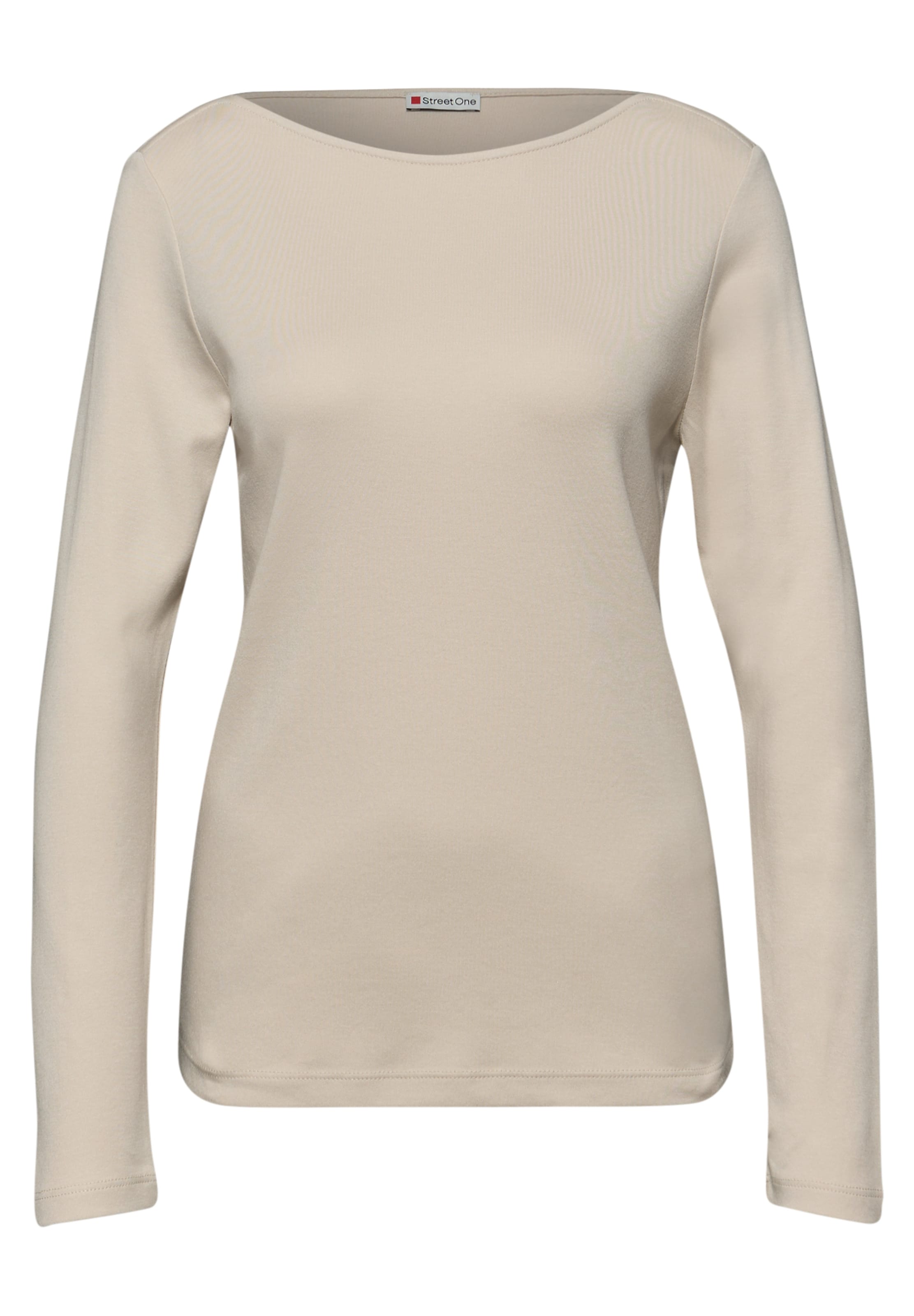 

STREET ONE Лонгслив в бежевом цвете