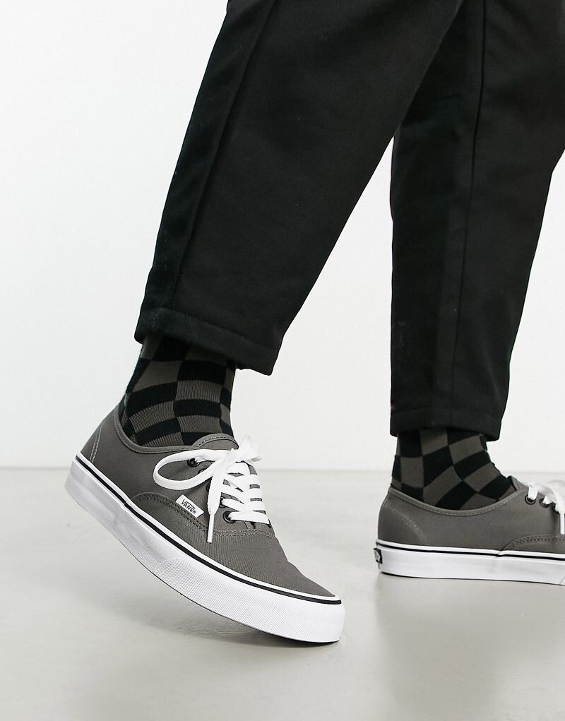 

Vans Authentic – Серые кроссовки, Серый, Vans Authentic – Серые кроссовки