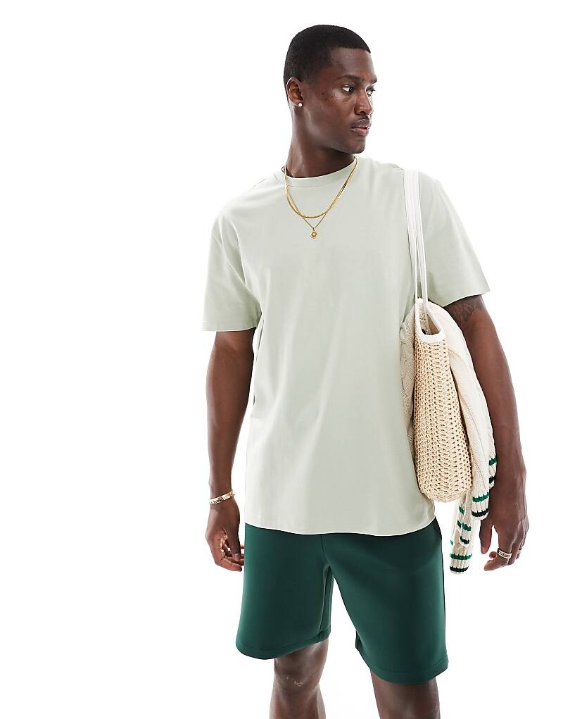 

ASOS DESIGN – Essential – Светло-зеленая футболка свободного кроя