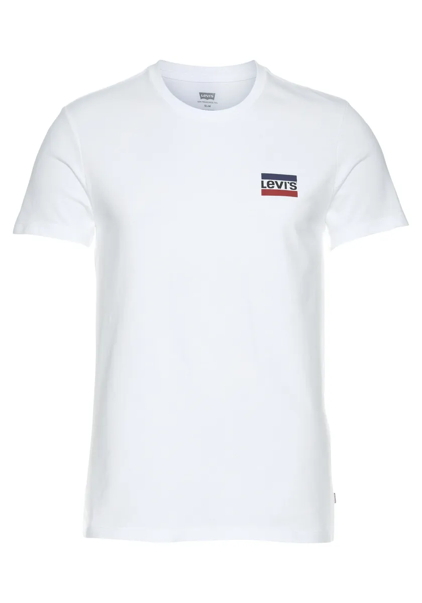 ФУТБОЛКА Levi's "LE 2PK CREWNECK GRAPHIC", цвет White / Dress Blues — фото 3