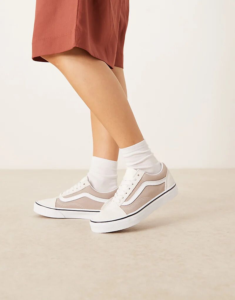 Кроссовки Vans Old Skool в нейтральных двухцветных тонах