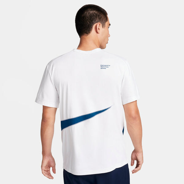 Футболка dri fit uv hyverse футболка Nike, белый — фото 2