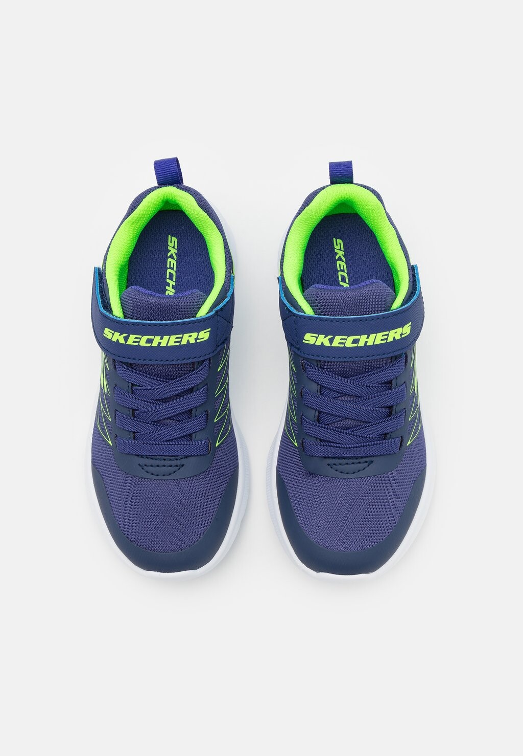 Кроссовки низкие MICROSPEC Skechers, цвет navy/lime/silver — фото 4