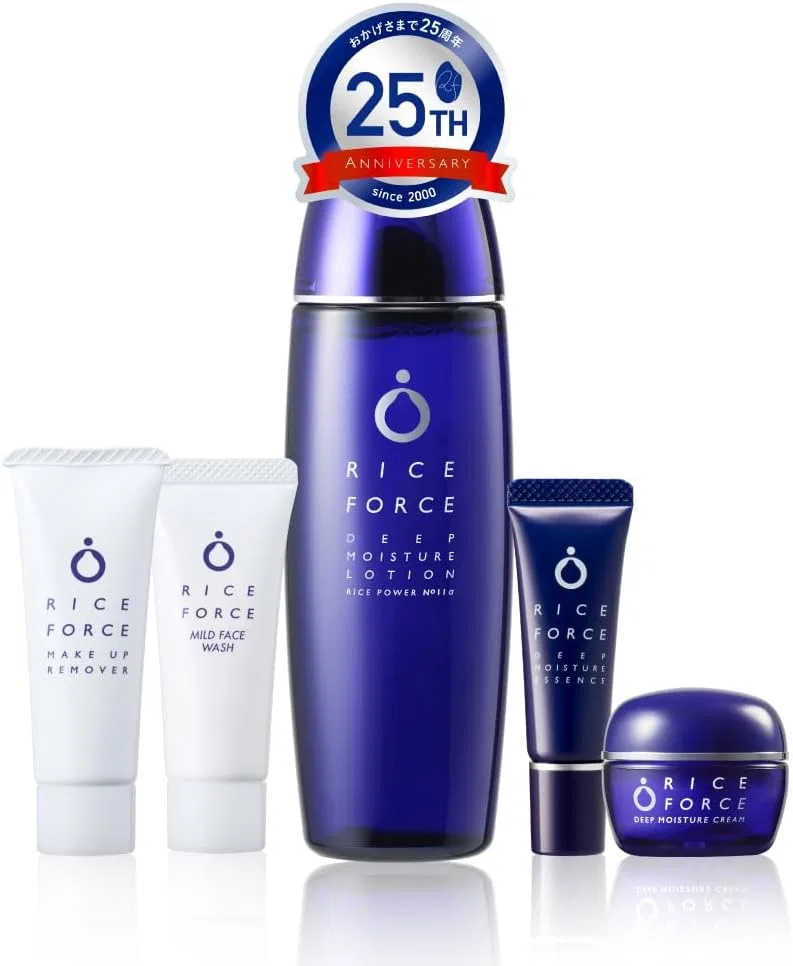 Набор для ухода за кожей Riceforce Deep Moisture Lotion Special Set Rice Force