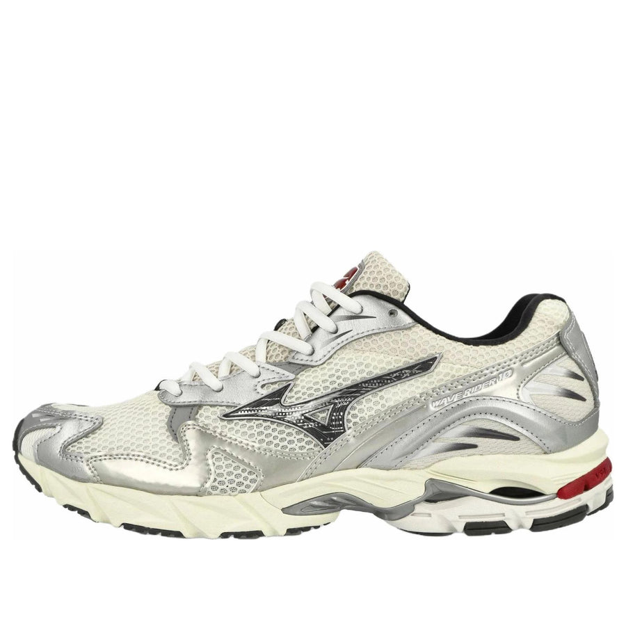 

Кроссовки Mizuno Wave Rider 10 'White Black Rythmic Red', серебряный