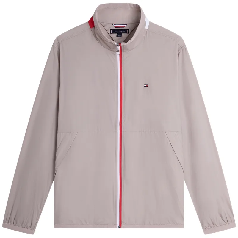 Куртка мужская Stand Collar тонкая Others Tommy Hilfiger, хаки pkb