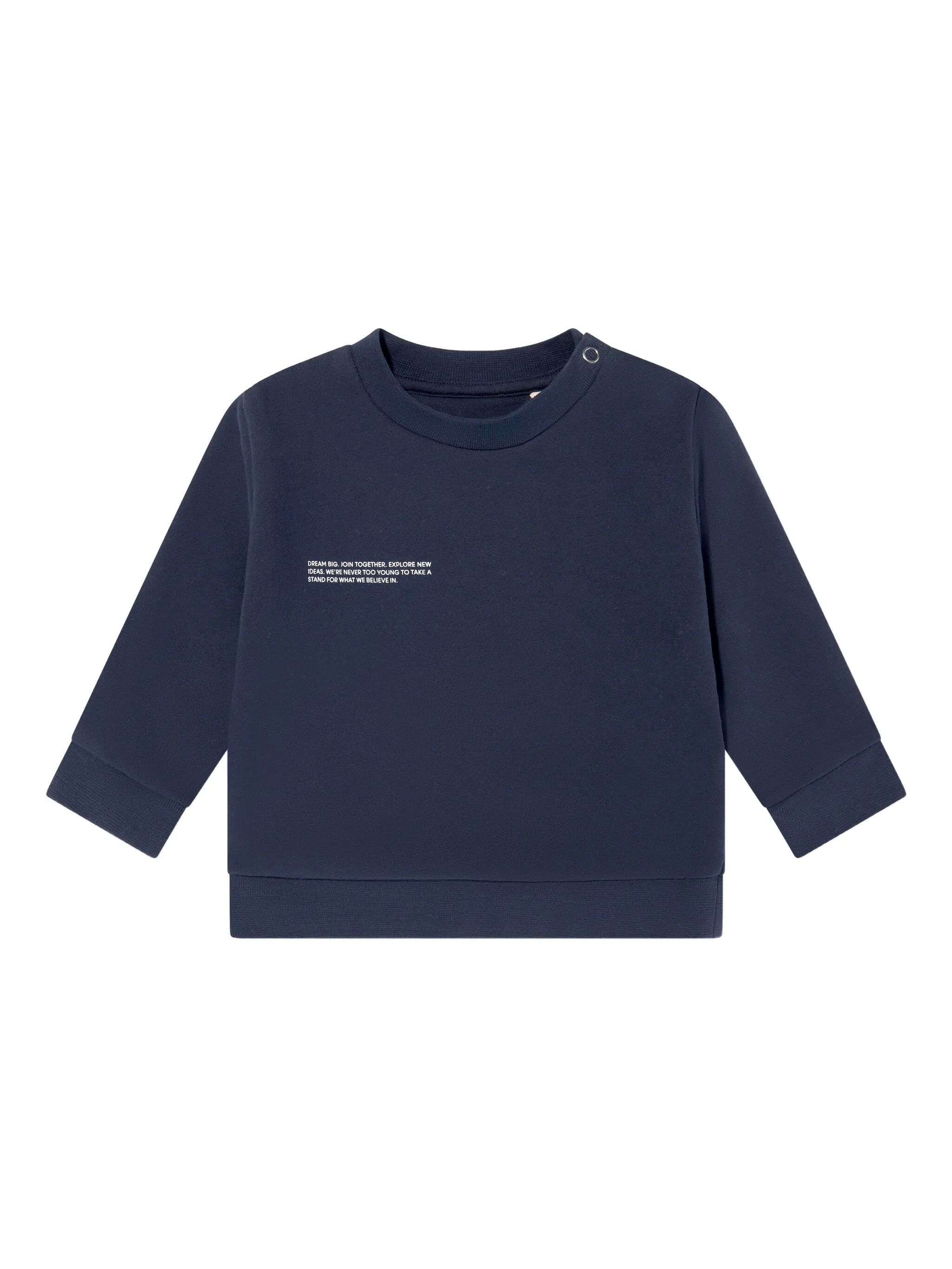 

Свитер из органического хлопка Pangaia Kids, синий