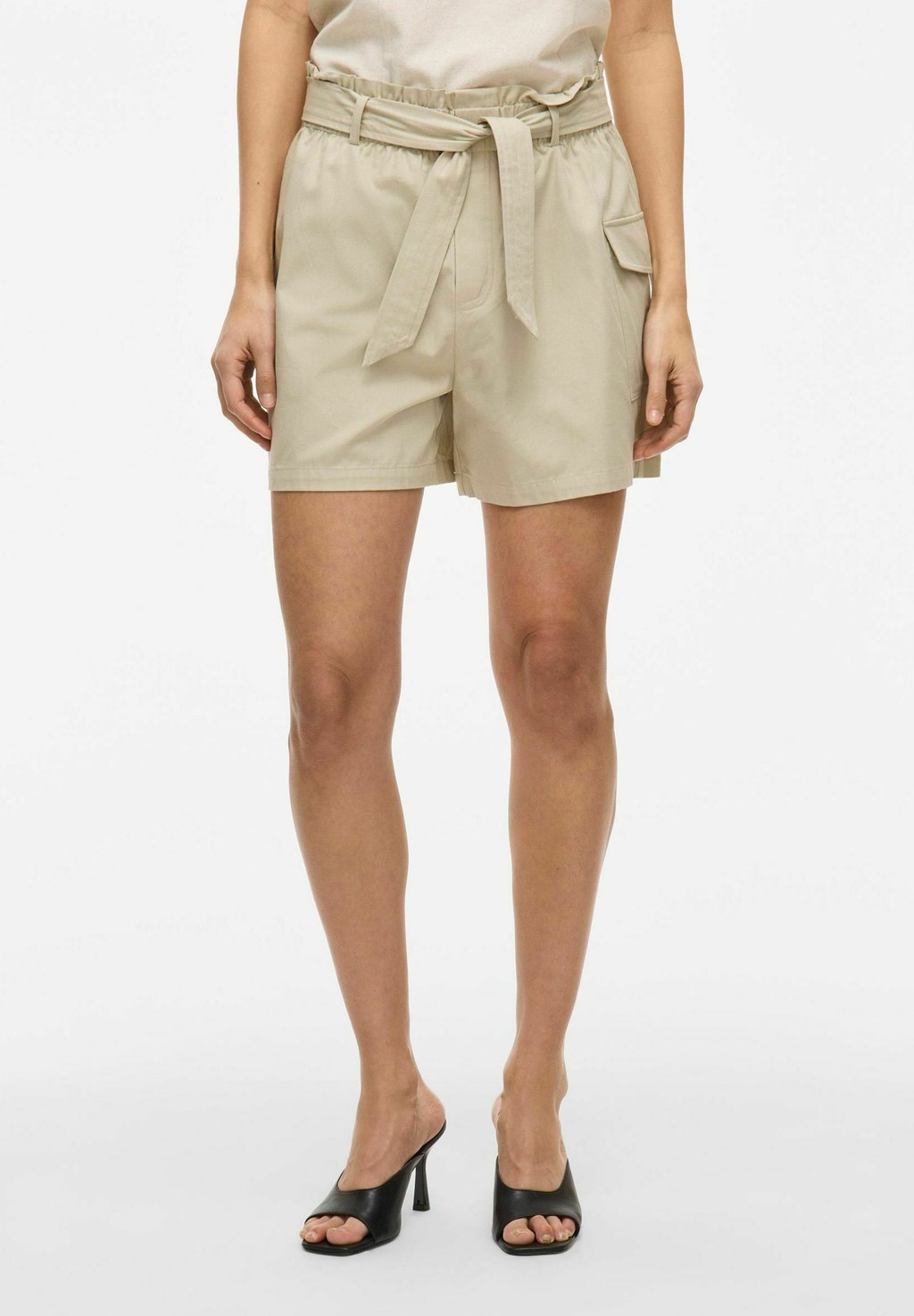 

Шорты HIGH WAIST VILA, бежевый