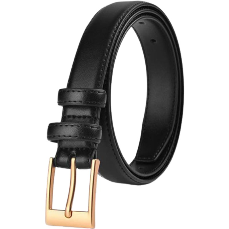 

Ремень из спилка кожи Cow Unisex 23CM WARRIOR, vintage черный золото buckle[includes tool]