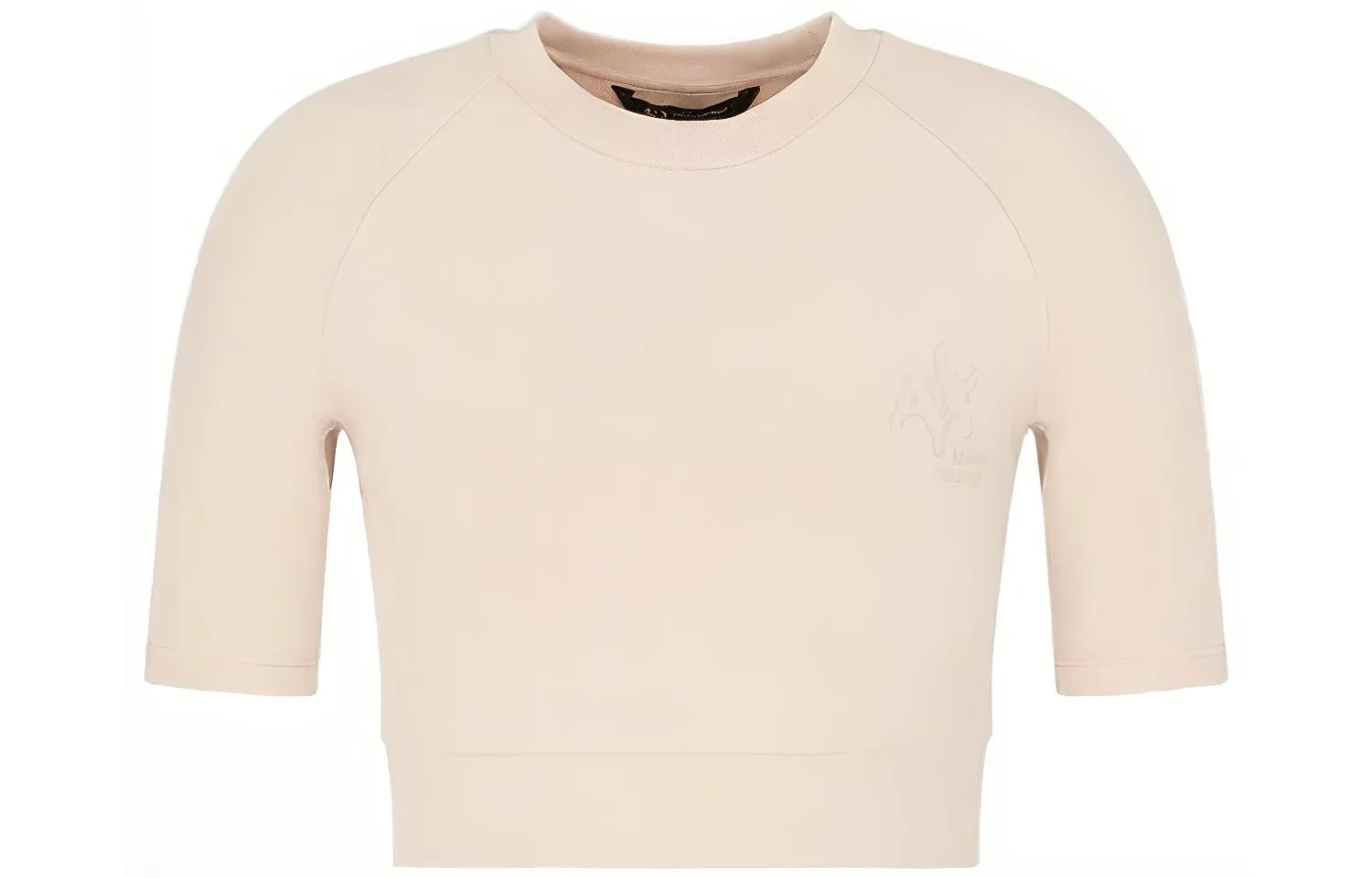 Кроп-топ Women's Light Umber Moderate EMPORIO ARMANI, светло-umber