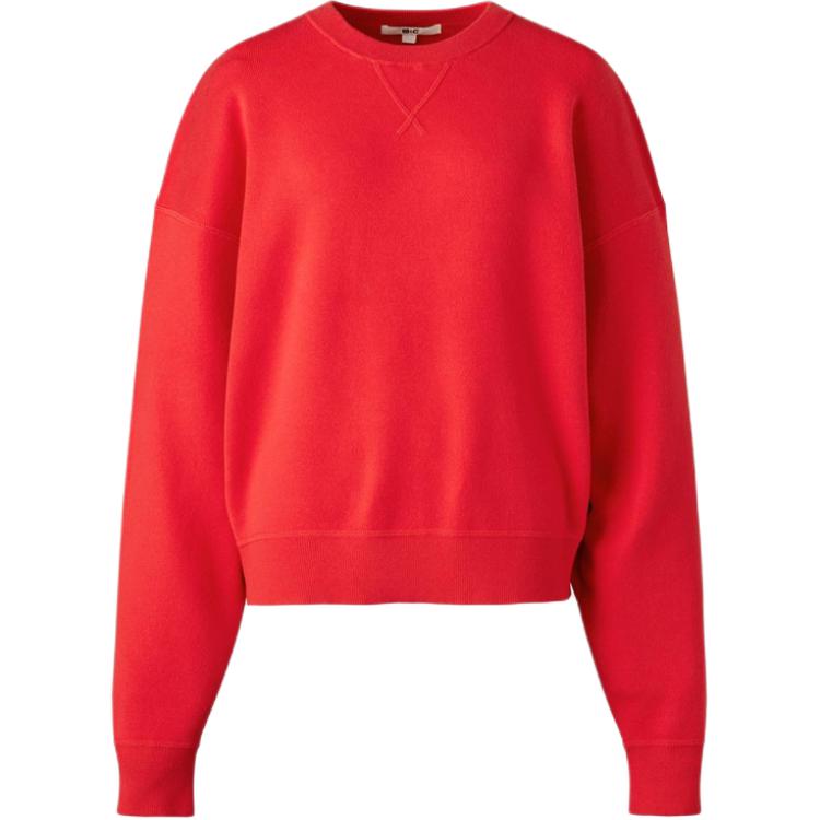 

UNIQLO Трикотажный свитер Women's Agate Red с круглым вырезом Moderate