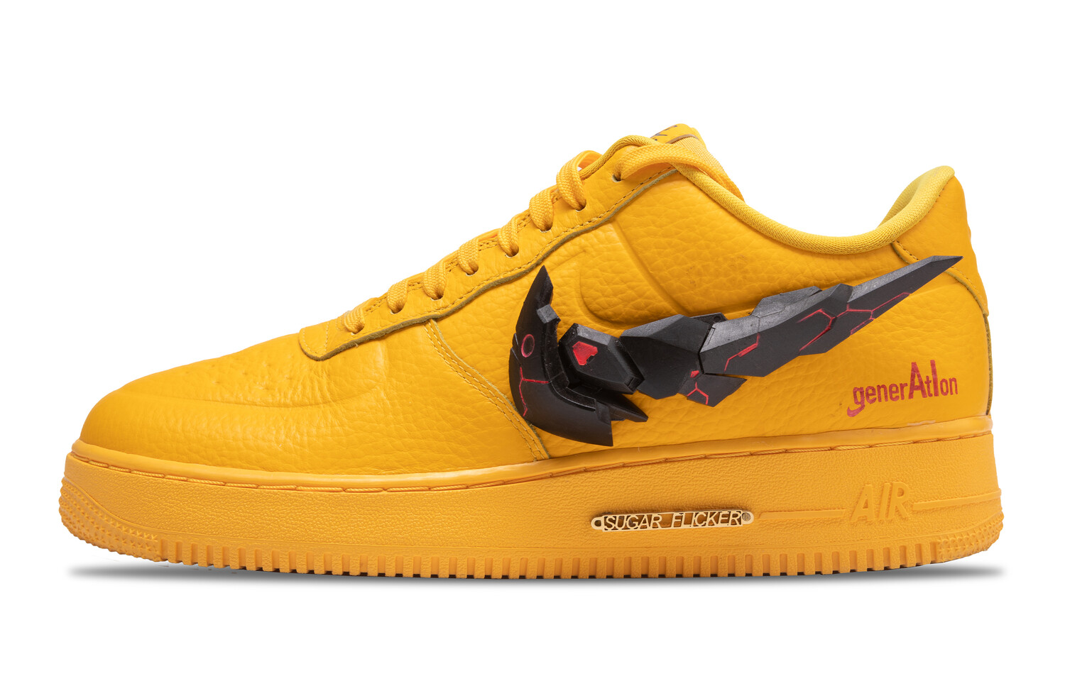 

Кроссовки Nike Air Force 1 Skateboarding Shoes Men Low-top Yellow, цвет Lemon